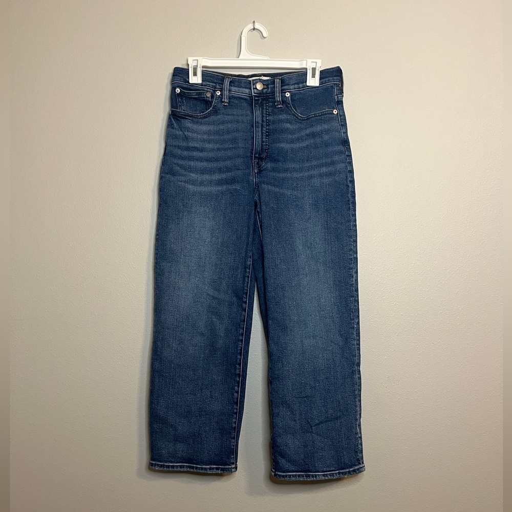 Madewell Wide-Leg Crop Jeans